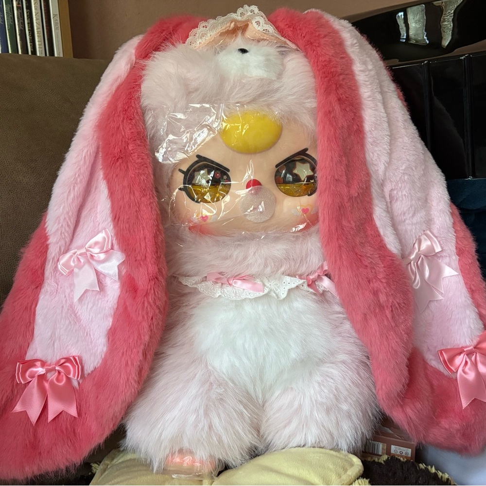 “Baby Three” AI 800% Rabbit Plush Style